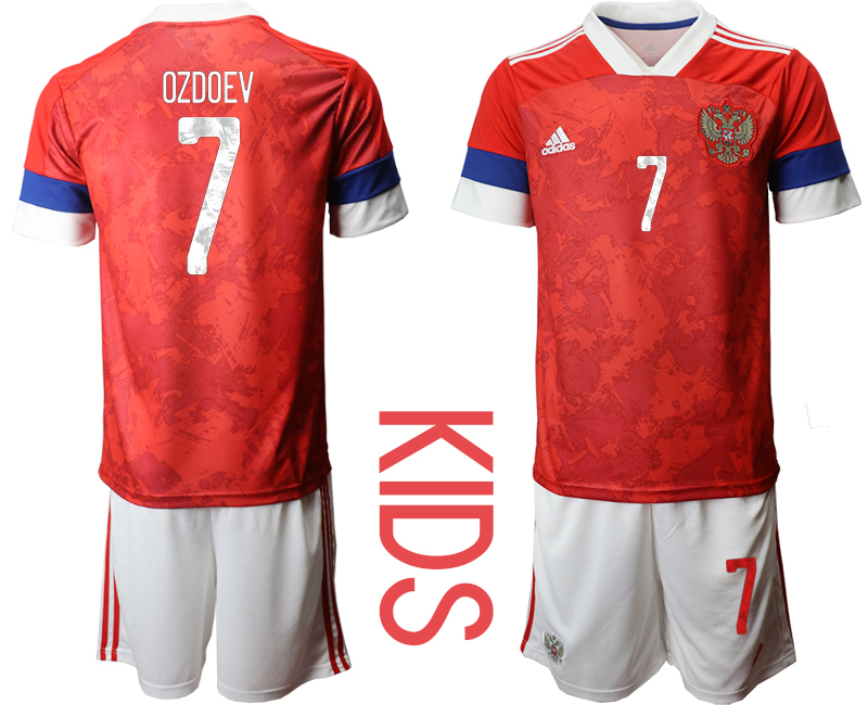 Cheap 2021 European Cup Russia home Youth 7 soccer jerseys